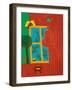 There was a bird´s nest under your window, 1999,(oil on linen)-Cristina Rodriguez-Framed Giclee Print