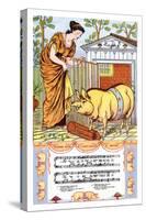 There Was a Lady Loved a Swine, c.1885-Walter Crane-Stretched Canvas