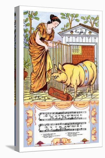 There Was a Lady Loved a Swine, c.1885-Walter Crane-Stretched Canvas