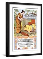 There Was a Lady Loved a Swine, c.1885-Walter Crane-Framed Art Print