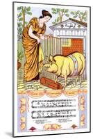 There Was a Lady Loved a Swine, c.1885-Walter Crane-Mounted Art Print