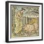 There Was a Lady Loved a Swine-Walter Crane-Framed Giclee Print