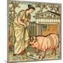 There was a lady loved a swine-Walter Crane-Mounted Giclee Print