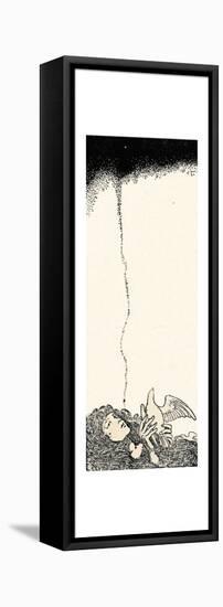 'There Was a Little Bird That Beat Its Wings', c1930-W Heath Robinson-Framed Stretched Canvas