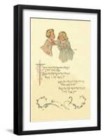 There Was a Little Boy and a Little Girl-Maud Humphrey-Framed Art Print