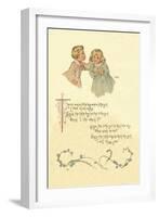 There Was a Little Boy and a Little Girl-Maud Humphrey-Framed Art Print