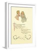 There Was a Little Boy and a Little Girl-Maud Humphrey-Framed Art Print