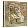 There Was a Little Man and He Wooed a Little Maid-Walter Crane-Stretched Canvas