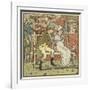 There Was a Little Man and He Wooed a Little Maid-Walter Crane-Framed Giclee Print