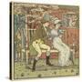 There Was a Little Man and He Wooed a Little Maid-Walter Crane-Stretched Canvas