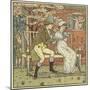 There Was a Little Man and He Wooed a Little Maid-Walter Crane-Mounted Giclee Print