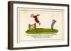 There was a Young Girl of Majorca Whose Aunt was a Very Fast Walker-Edward Lear-Framed Art Print