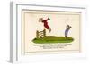 There was a Young Girl of Majorca Whose Aunt was a Very Fast Walker-Edward Lear-Framed Art Print