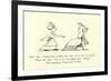 There Was a Young Lady in Blue, Who Said, "Is it You? Is it You?"-Edward Lear-Framed Giclee Print