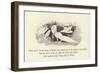 There Was a Young Lady in White, Who Looked Out at the Depths of the Night-Edward Lear-Framed Giclee Print