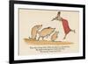 There Was a Young Lady of Bute, Who Played on a Silver-Gilt Flute-Edward Lear-Framed Giclee Print