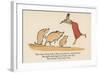 There Was a Young Lady of Bute, Who Played on a Silver-Gilt Flute-Edward Lear-Framed Giclee Print