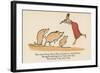 There Was a Young Lady of Bute, Who Played on a Silver-Gilt Flute-Edward Lear-Framed Giclee Print