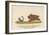 There Was a Young Lady of Clare, Who Was Madly Pursued by a Bear from 'A Book of Nonsense'-Edward Lear-Framed Giclee Print