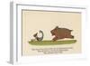 There Was a Young Lady of Clare, Who Was Madly Pursued by a Bear from 'A Book of Nonsense'-Edward Lear-Framed Giclee Print