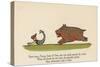 There Was a Young Lady of Clare, Who Was Madly Pursued by a Bear from 'A Book of Nonsense'-Edward Lear-Stretched Canvas