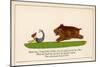 There was a Young Lady of Clare Who was Madly Pursued by a Bear-Edward Lear-Mounted Art Print