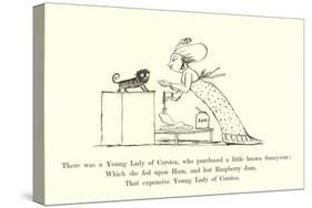 There Was a Young Lady of Corsica, Who Purchased a Little Brown Saucy-Cur-Edward Lear-Stretched Canvas