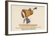 There Was a Young Lady of Dorking, Who Bought a Large Bonnet for Walking-Edward Lear-Framed Giclee Print