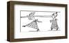 There Was A Young Lady Whose Nose, Was So Long That It Reached to Her Toes-Edward Lear-Framed Premium Giclee Print