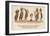 There Was an Old Lady of Chertsey, Who Made a Remarkable Curtsey-Edward Lear-Framed Giclee Print