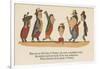 There Was an Old Lady of Chertsey, Who Made a Remarkable Curtsey-Edward Lear-Framed Giclee Print