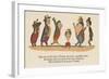 There Was an Old Lady of Chertsey, Who Made a Remarkable Curtsey-Edward Lear-Framed Giclee Print