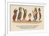 There Was an Old Lady of Chertsey, Who Made a Remarkable Curtsey-Edward Lear-Framed Giclee Print