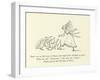 There Was an Old Lady of France, Who Taught Little Ducklings to Dance-Edward Lear-Framed Giclee Print