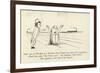 There Was an Old Man at a Junction, Whose Feelings Were Wrong with Compunction-Edward Lear-Framed Giclee Print