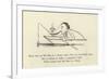 There Was an Old Man in a Barge, Whose Nose Was Exceedingly Large-Edward Lear-Framed Giclee Print