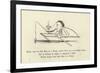 There Was an Old Man in a Barge, Whose Nose Was Exceedingly Large-Edward Lear-Framed Giclee Print