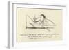 There Was an Old Man in a Barge, Whose Nose Was Exceedingly Large-Edward Lear-Framed Giclee Print