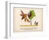 There was an Old Man in a Tree Who was Horribly Bored by a Bee-Edward Lear-Framed Art Print