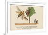 There Was an Old Man in a Tree, Who Was Terribly Bored by a Bee-Edward Lear-Framed Giclee Print