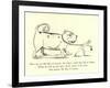 There Was an Old Man of Ancona, Who Found a Small Dog with No Owner-Edward Lear-Framed Giclee Print