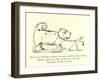 There Was an Old Man of Ancona, Who Found a Small Dog with No Owner-Edward Lear-Framed Giclee Print