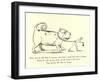 There Was an Old Man of Ancona, Who Found a Small Dog with No Owner-Edward Lear-Framed Giclee Print