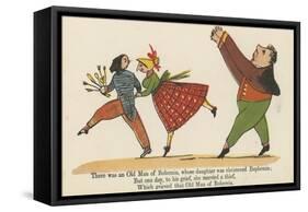 There Was an Old Man of Bohemia, Whose Daughter Was Christened Euphemia-Edward Lear-Framed Stretched Canvas