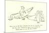 There Was an Old Man of Boulak, Who Sat on a Crocodile's Back-Edward Lear-Mounted Giclee Print