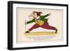 There was an Old Man of Corfu Who Never Knew What He Should Do-Edward Lear-Framed Art Print