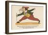 There Was an Old Man of Corfu, Who Never Knew What He Should Do-Edward Lear-Framed Giclee Print