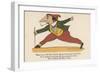 There Was an Old Man of Corfu, Who Never Knew What He Should Do-Edward Lear-Framed Giclee Print