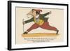 There Was an Old Man of Corfu, Who Never Knew What He Should Do-Edward Lear-Framed Giclee Print