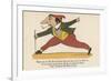 There Was an Old Man of Corfu, Who Never Knew What He Should Do-Edward Lear-Framed Giclee Print